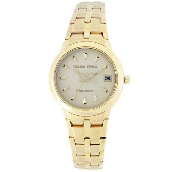 Charles Delon Dress/Formal Style Gold Watch - Picture 1 of 3